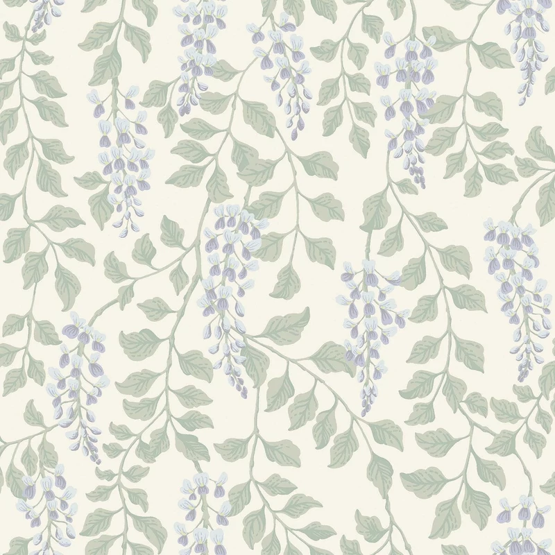 Boras Akácvirágos romantikus kék vlies tapéta Blåregn Blue 53 cm X 10 m