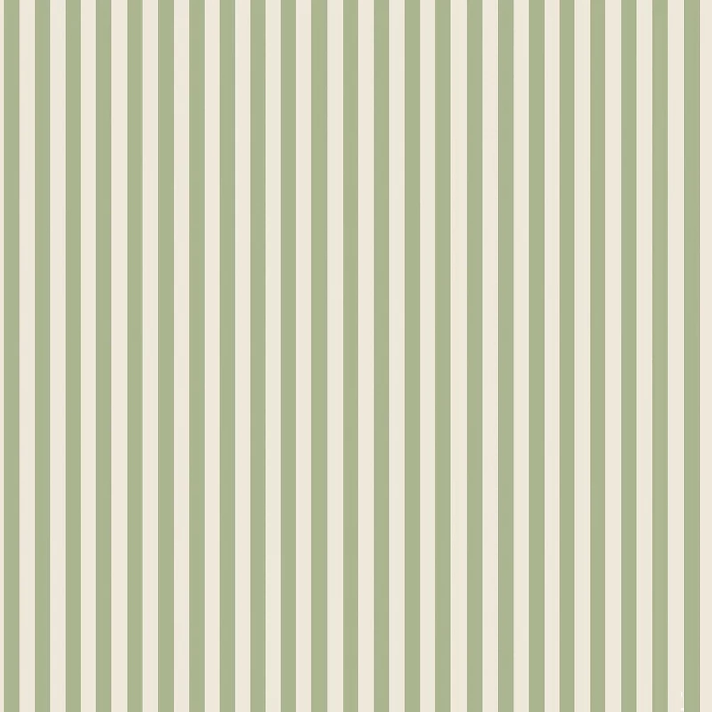 Boras Keskeny csíkos zöld vlies tapéta Mölle Stripe Green 53 cm X 10 m