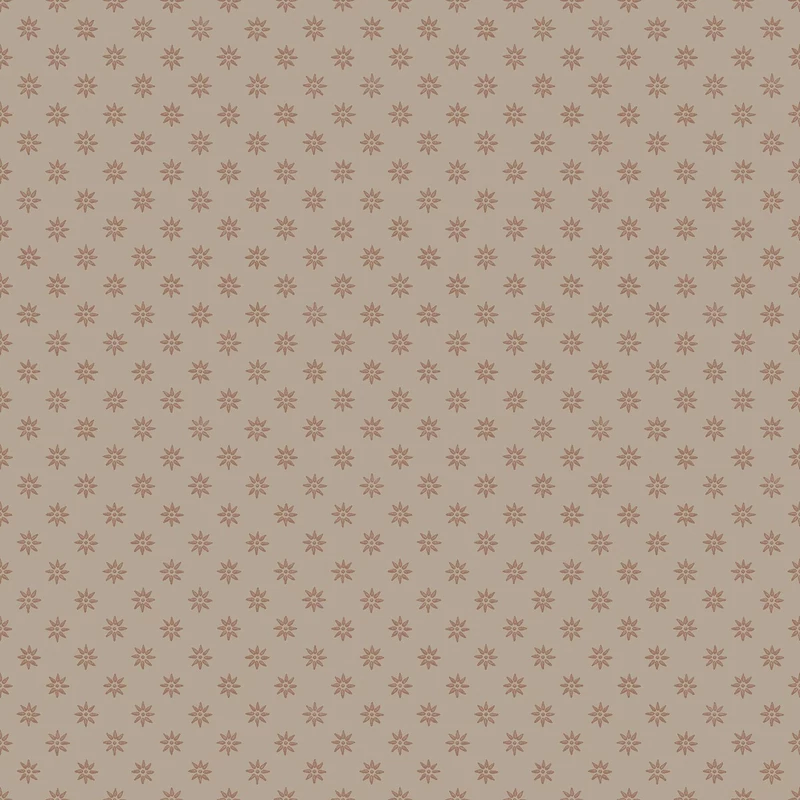 Boras Apró csillagos skandináv barna vlies tapéta Skogsstjärna Brown 53 cm X 10 m