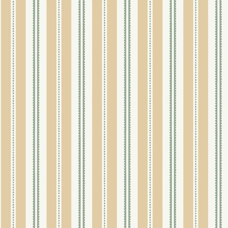 Boras Romantikus csíkos sárga vlies tapéta Hedda Yellow 53 cm X 10 m