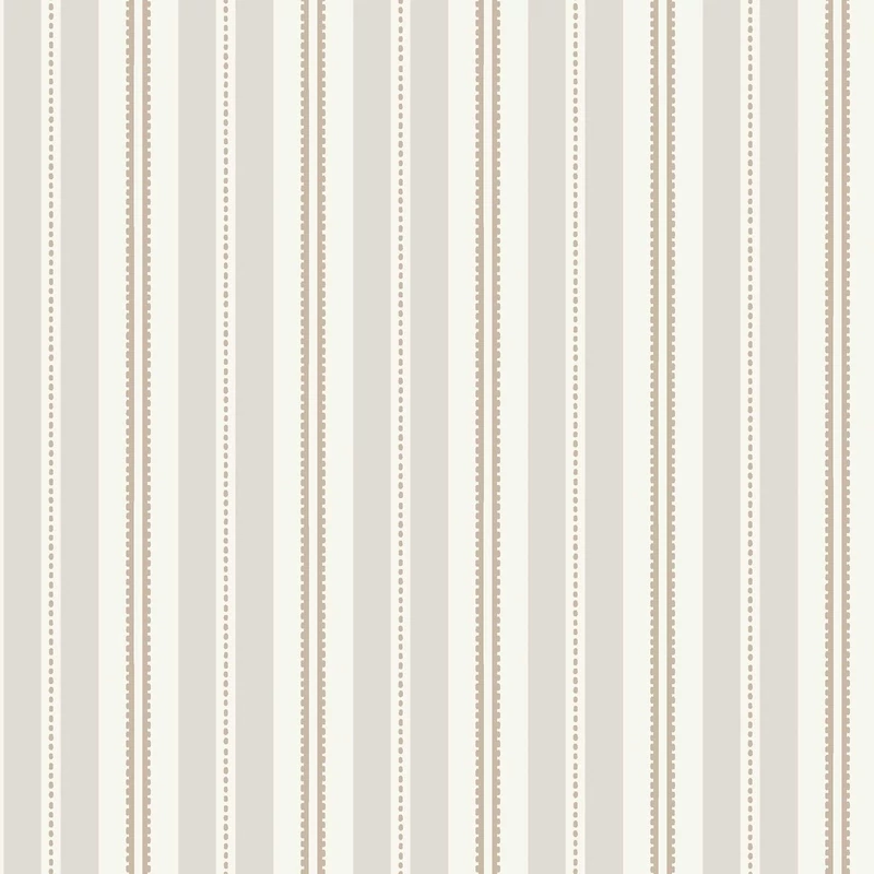 Boras Romantikus csíkos szürke vlies tapéta Hedda Grey 53 cm X 10 m