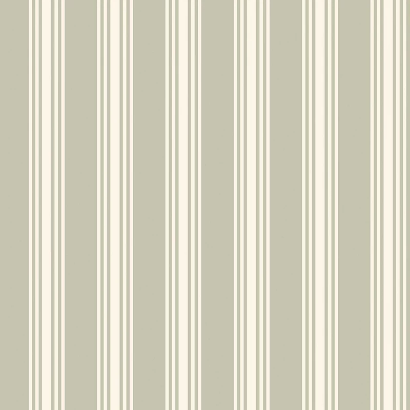 Boras Csíkos klasszikus zöld vlies tapéta Gunnebo Green 53 cm X 10 m