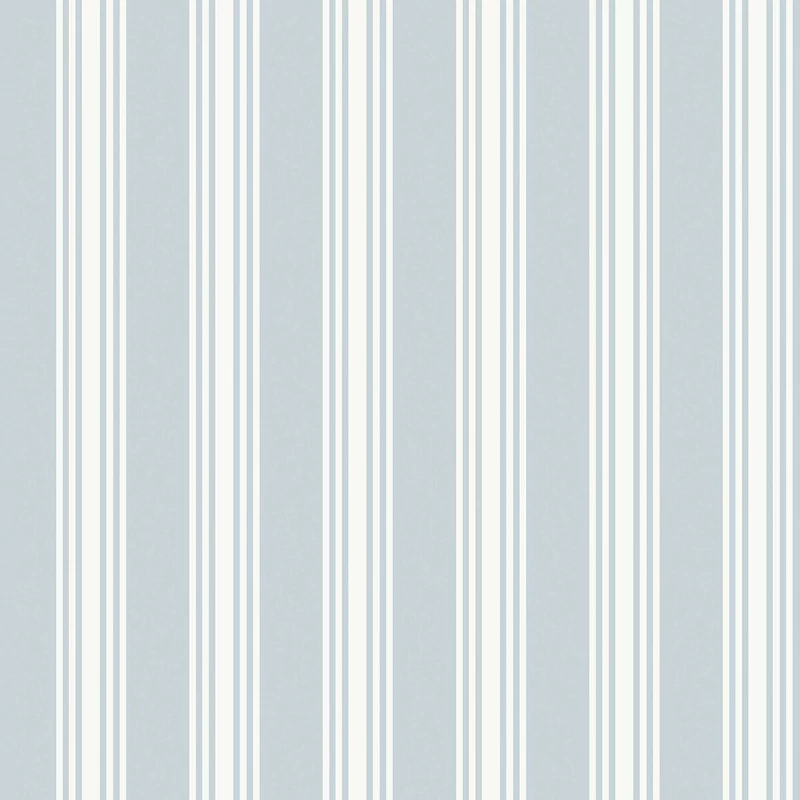 Boras Csíkos klasszikus kék vlies tapéta Gunnebo Blue 53 cm X 10 m