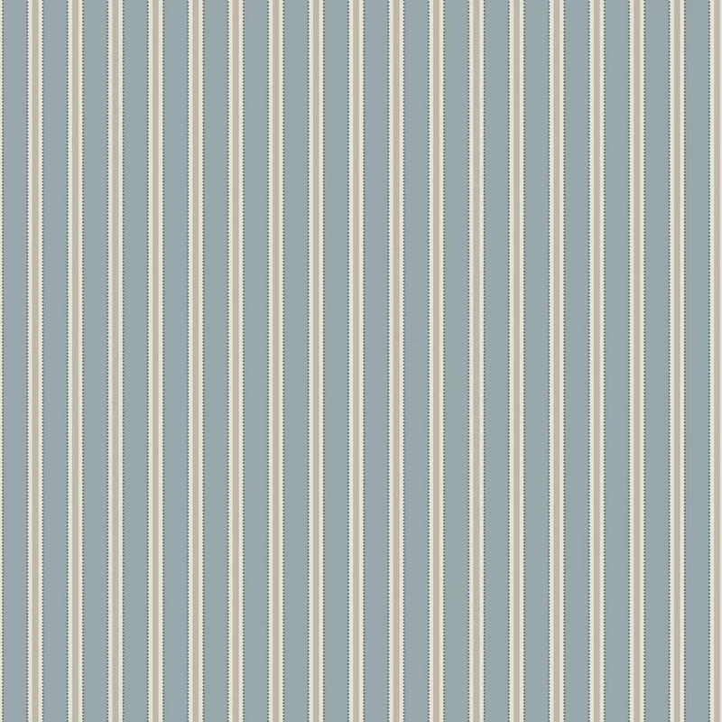 Boras Klasszikus csíkos kék vlies tapéta Pärlrand Blue 53 cm X 10 m