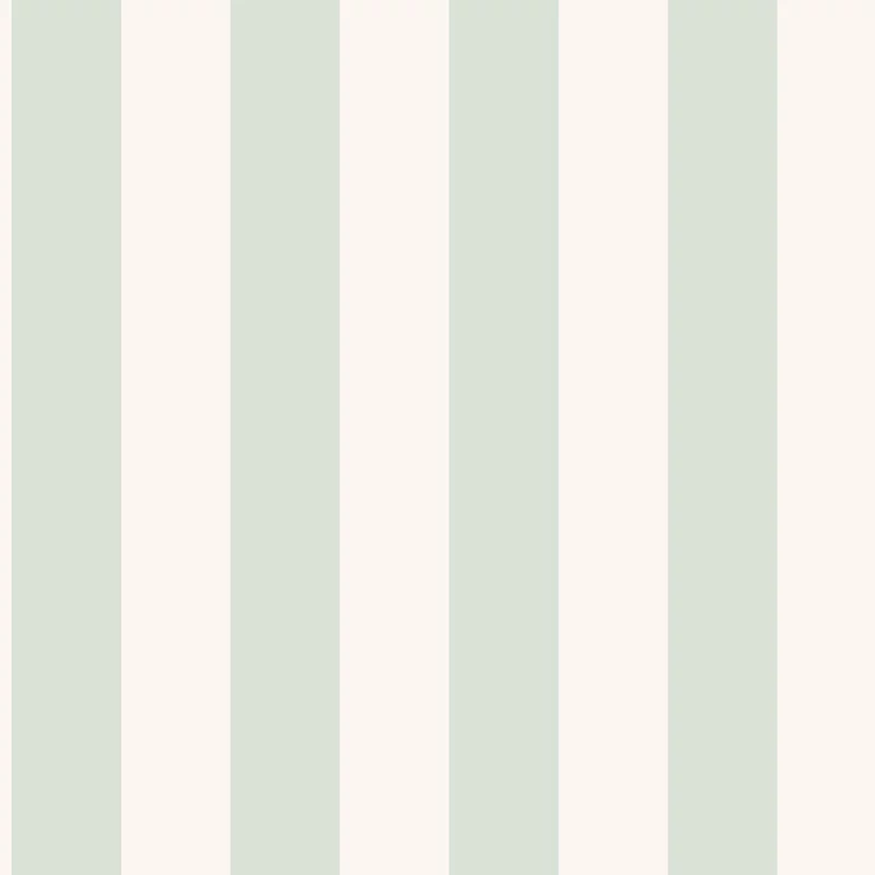 Boras Széles csíkos pasztell zöld vlies tapéta Falsterbo Stripe Green 53 cm X 10 m