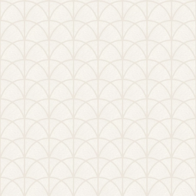 Boras Art Deco fényes fehér vlies tapéta Deco Arch White 53 cm X 10 m