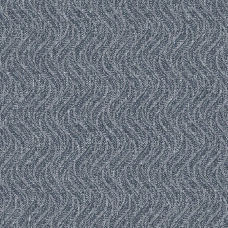 Boras Apró páfrányos elegáns kék vlies tapéta Little Fern Blue 53 cm X 10 m