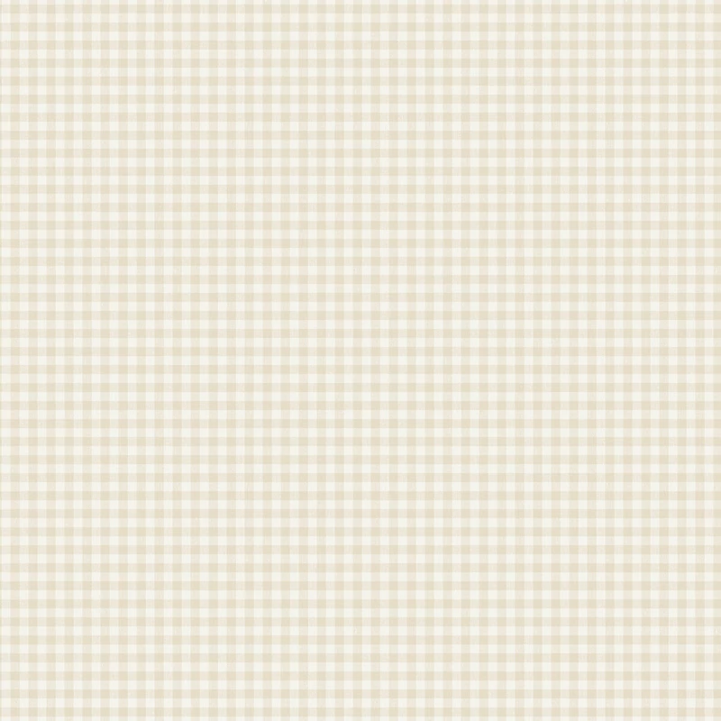 Boras Kockás klasszikus bézs vlies tapéta Picnic Check Beige 53 cm X 10 m