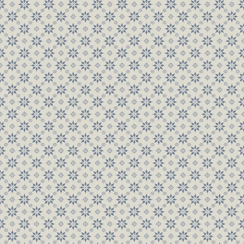 Boras Retro csillagos kék vlies tapéta Stella Blue 53 cm X 10 m