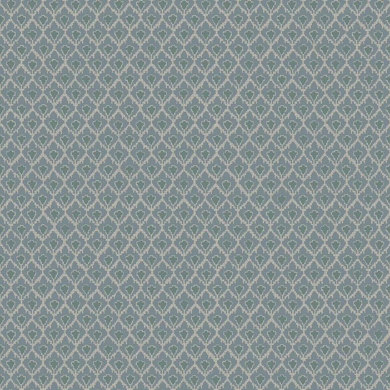 Boras Rácsos skandináv kék vlies tapéta Svea Blue 53 cm X 10 m