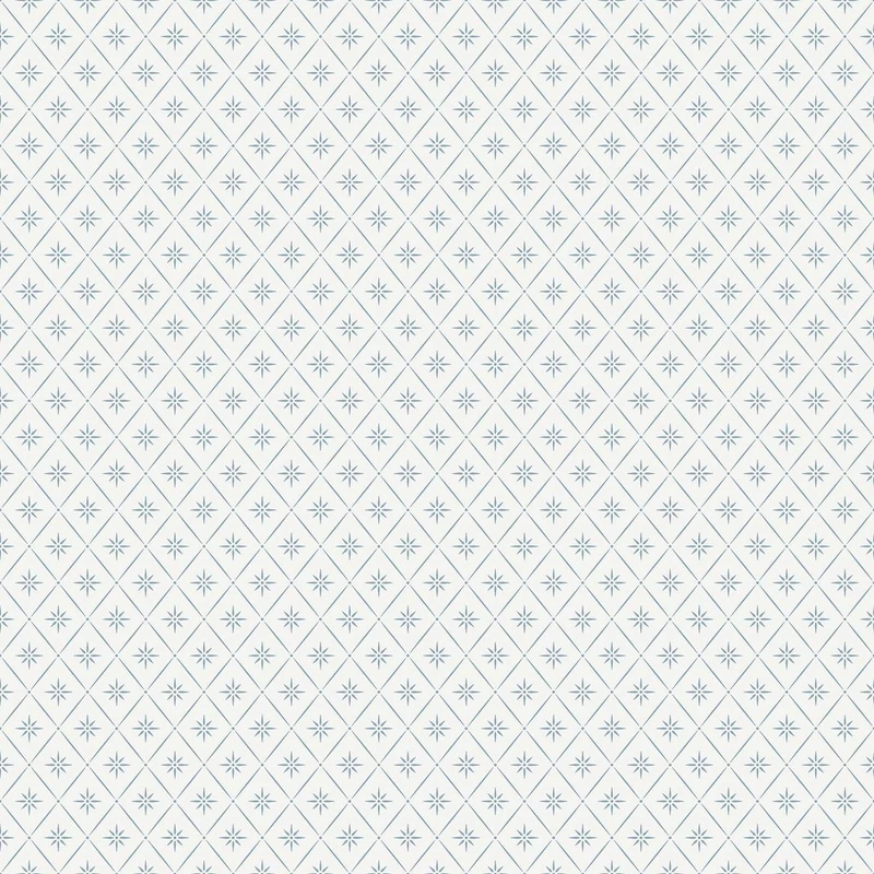 Boras Skandináv apró rácsos fehér vlies tapéta Windrose White 53 cm X 10 m