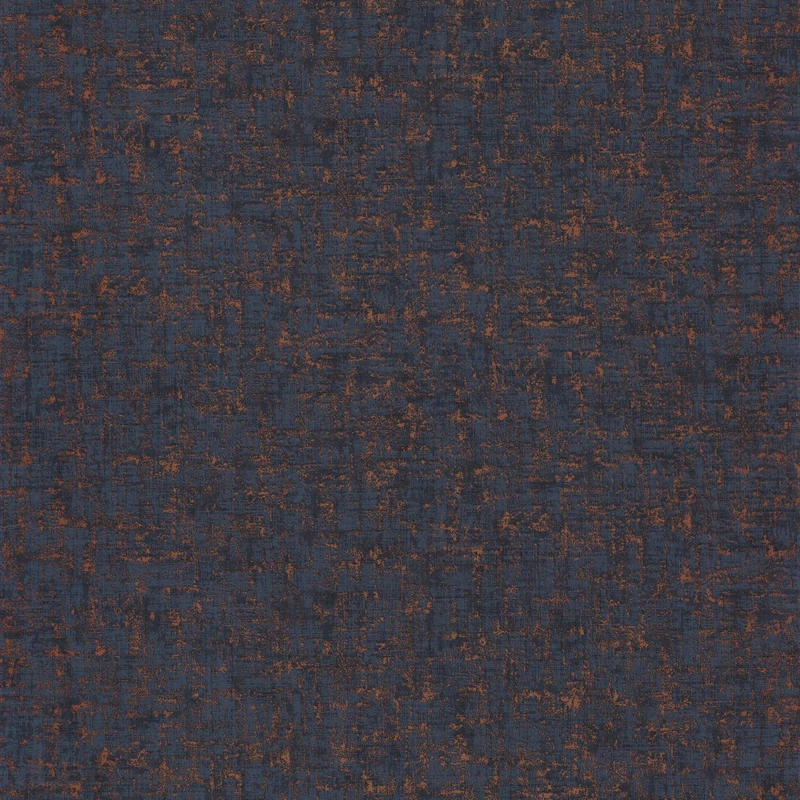 Casadeco Kopottas fal hatású modern sötétkék vlies tapéta arany fénnyel 1930 Jazz Bleu De Minuit 53 cm X 10 m