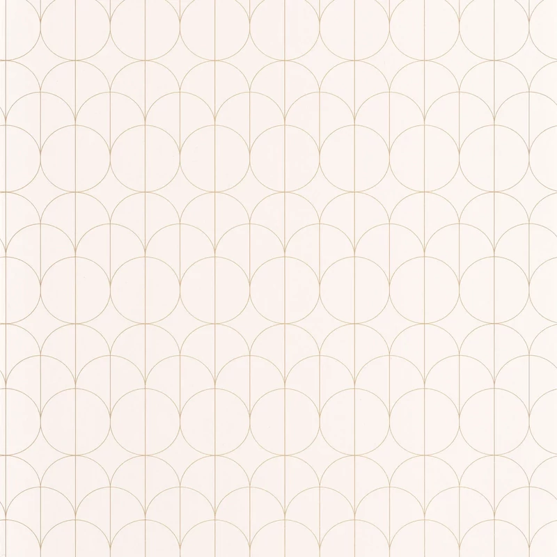 Casadeco Modern geometriai mintás fehér vlies tapéta 1930 Reflet Blanc 53 cm X 10 m
