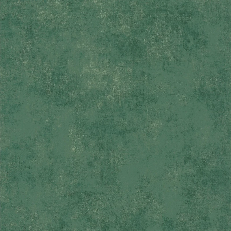 Casadeco Elegáns smaragdzöld vlies tapéta kőhatású mintázattal Prague Stone Uni Canopee 53 cm X 10 m