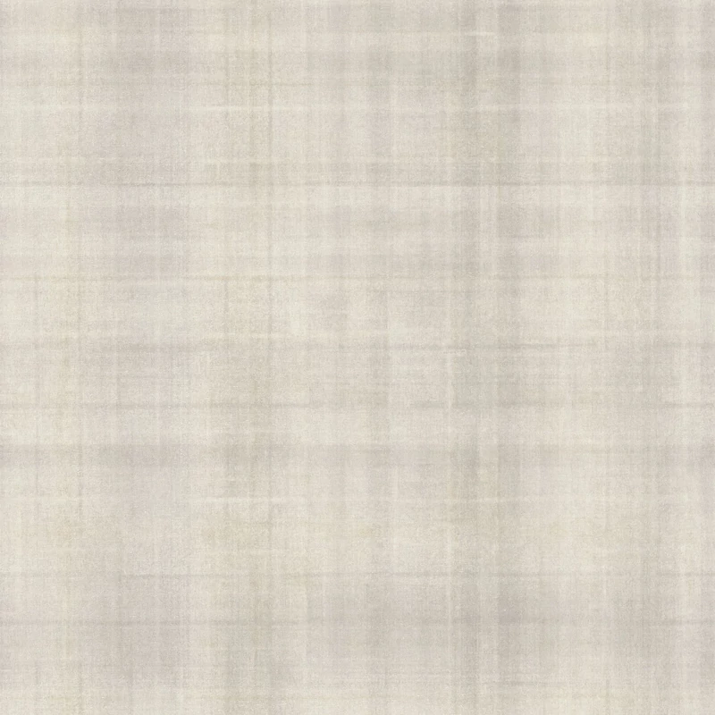 Casadeco Skótkockás szövethatású bézs vinyl tapéta Tartan Beige Laine 53 cm X 10 m
