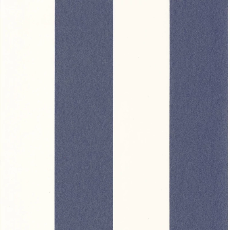 Casadeco Vastag csíkos klasszikus kék vlies tapéta Bruges Marine 53 cm X 10 m