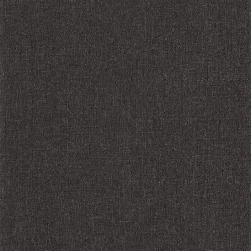 Casadeco Szövethatású fekete vinyl tapéta Java Noir Reglisse 53 cm X 10 m