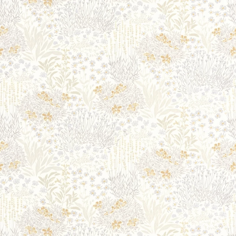 Casadeco Elegáns virág mintás bézs vlies tapéta Flowered Grove Naturel 53 cm X 10 m