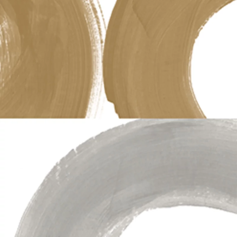 Casadeco Modern bézs vlies tapéta absztrakt mintával Not a Circle Multico 53 cm X 10 m