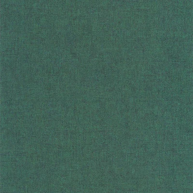 Casadeco Texturált kékes zöld vinyl tapéta Empreinte Vert Canopee 53 cm X 10 m