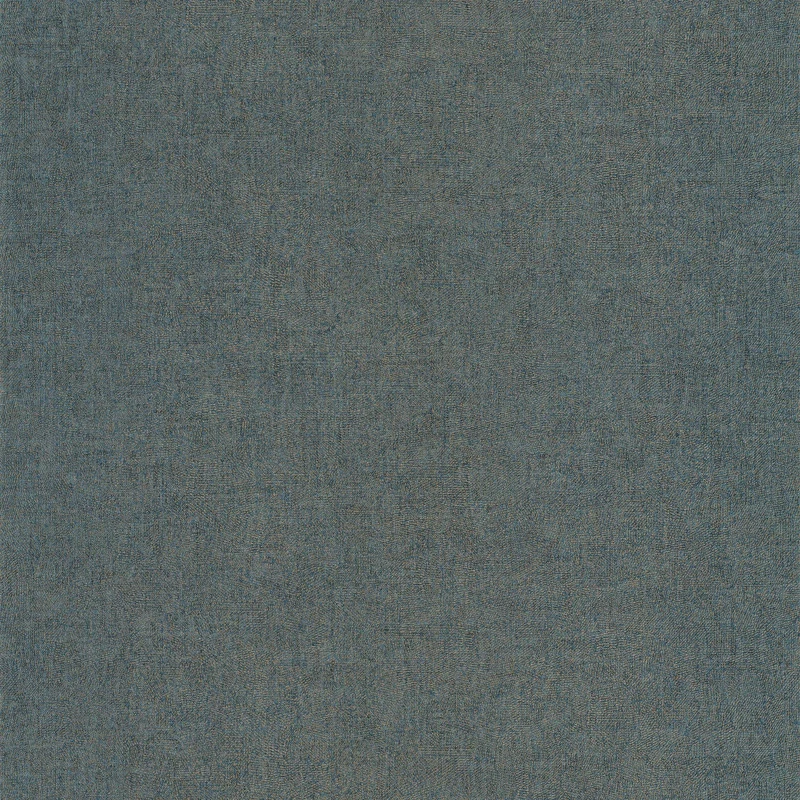 Casadeco Texturált sötétkék vinyl tapéta metál fénnyel Empreinte Bleu De Prusse 53 cm X 10 m