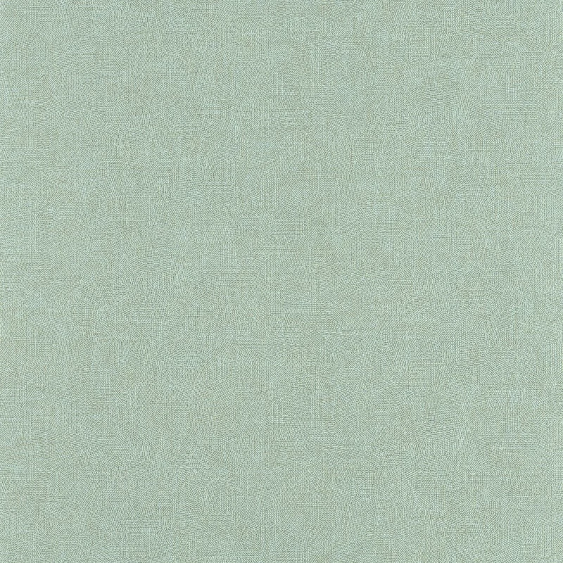Casadeco Texturált menta színű vinyl tapéta Empreinte Bleu Marais 53 cm X 10 m