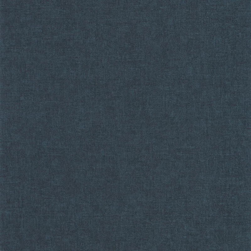 Casadeco Texturált sötétkék vinyl tapéta Empreinte Bleu Encre 53 cm X 10 m