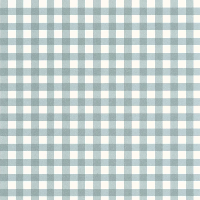 Casadeco Apró kockás kék vlies tapéta Vichy Bleu Orage 53 cm X 10 m