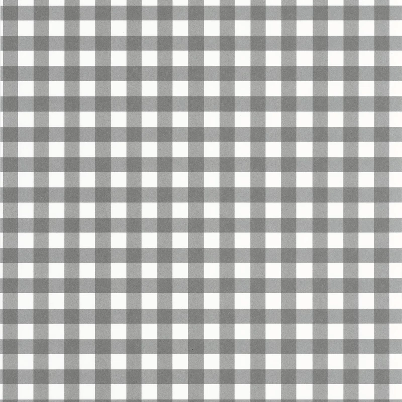 Casadeco Apró kockás szürke vlies tapéta Vichy Anthracite 53 cm X 10 m