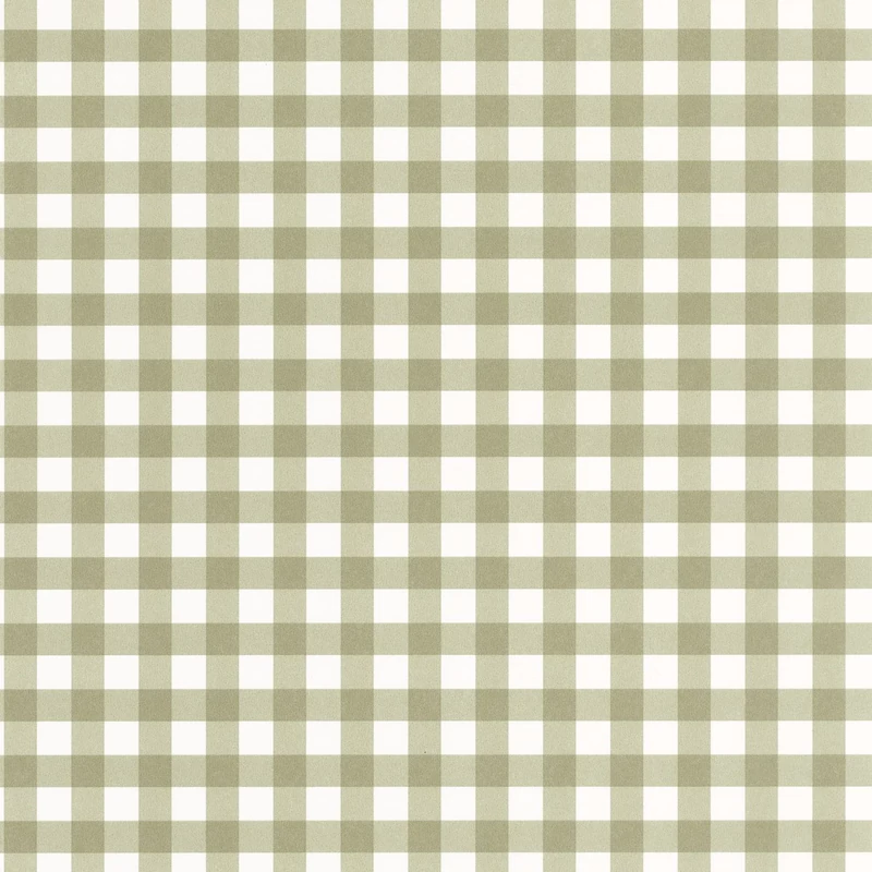 Casadeco Apró kockás keki vlies tapéta Vichy Kaki 53 cm X 10 m