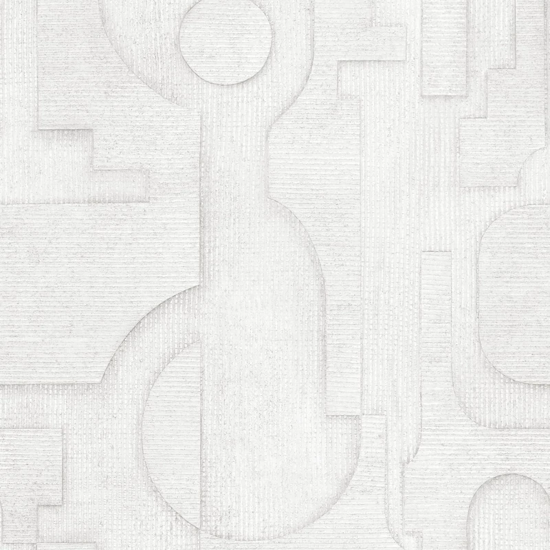 Casadeco Texturált hatású absztrakt mintás szürke vlies poszter tapéta Symbolisme Brume 200 cm X 2,5 m