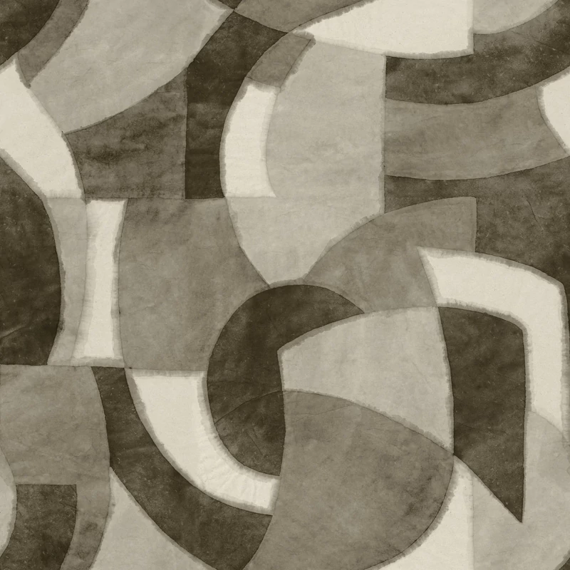 Casadeco Absztrakt mintás szürke vlies poszter tapéta Reves De Papier Anthracite 212 cm X 2,5 m
