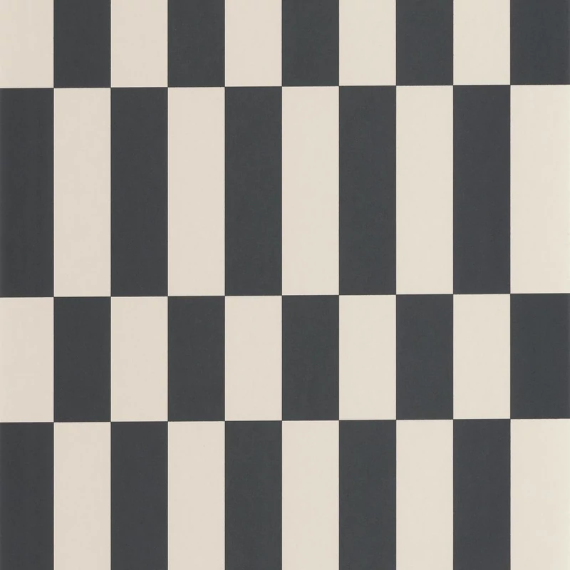 Casadeco Retro bézs-fekete vlies tapéta Diner Lin/Noir 53 cm X 10 m