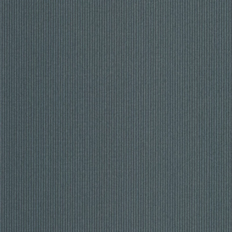 Casadeco Színében csíkos klasszikus sötétkék vlies tapéta Papier Kraft Bleu Petrole 53 cm X 10 m