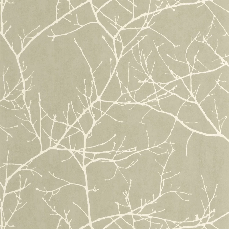 Casadeco Elegáns faág mintás világoszöld vinyl tapéta Vancouver Vert Lichen 53 cm X 10 m