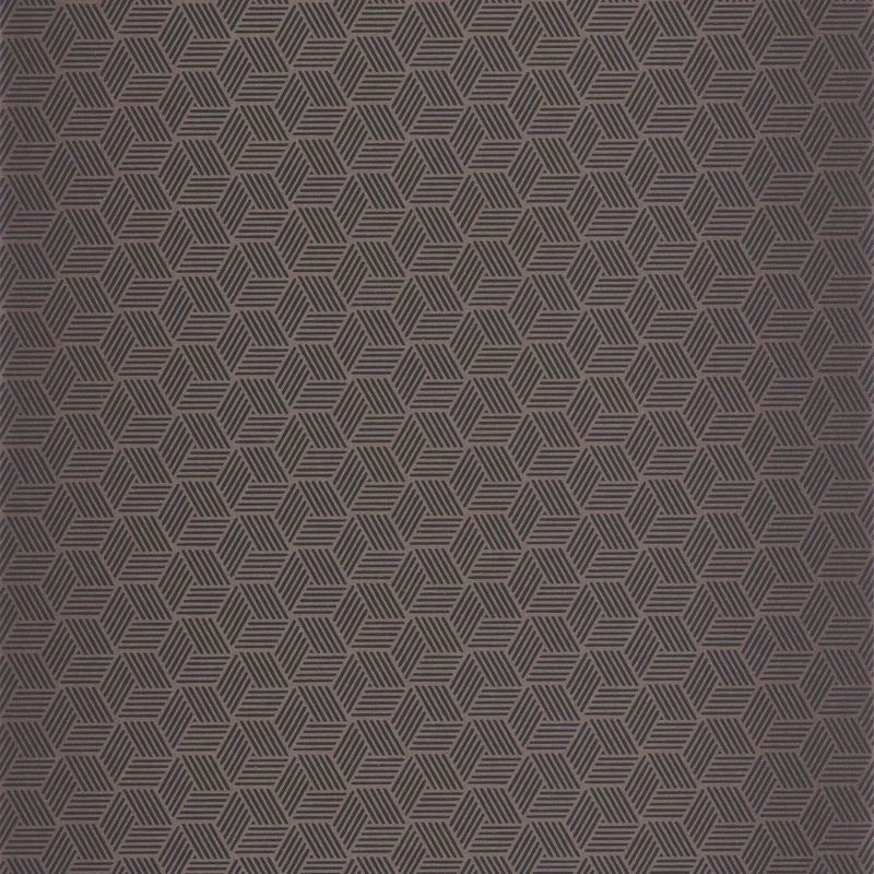 Casadeco Kocka mintás fekete vlies tapéta Connexions Noir Reglisse 53 cm X 10 m