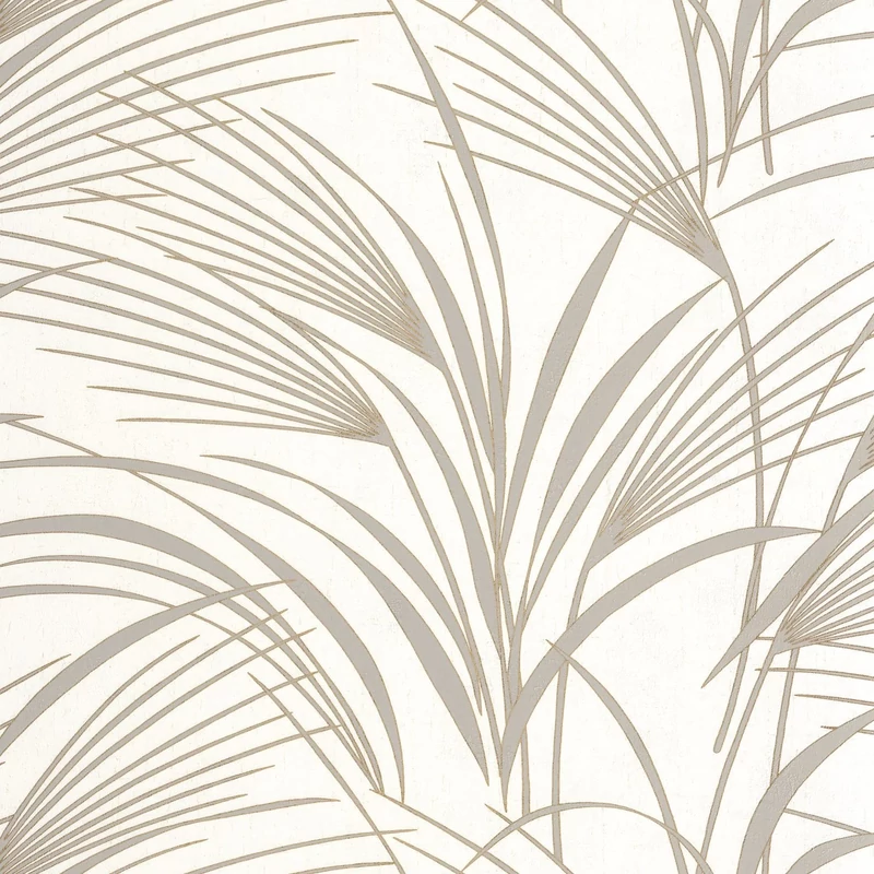 Casadeco Nádszál mintás bézs vinyl tapéta Samarra Naturel 53 cm X 10 m