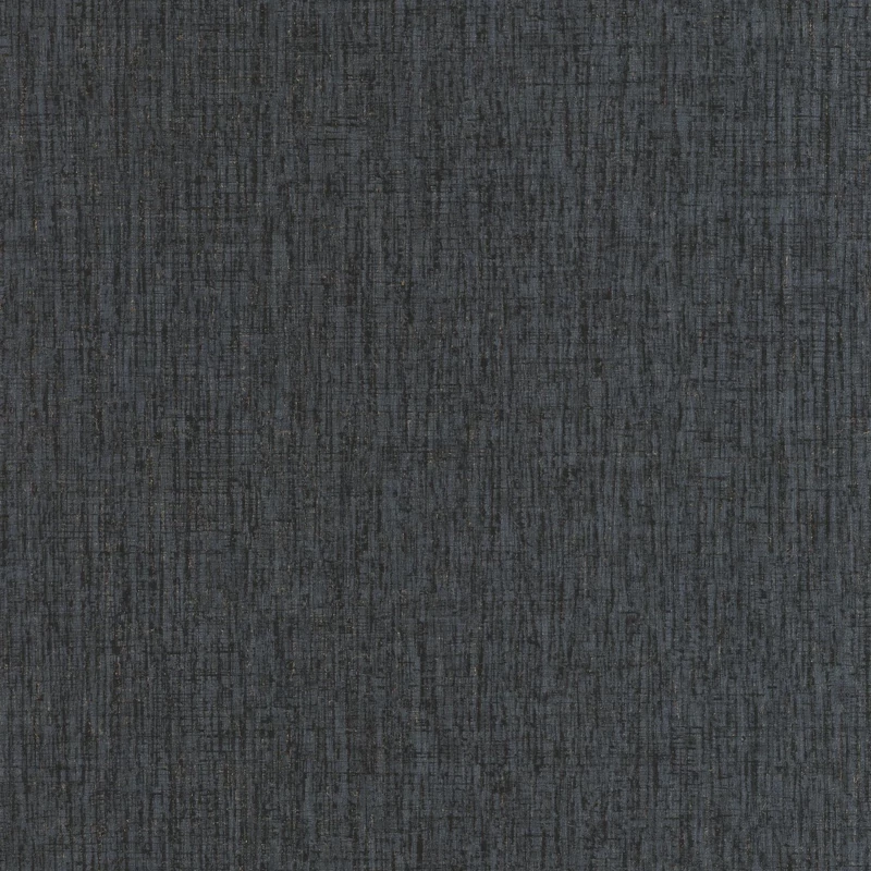 Casadeco Texturált sötétkék vinyl tapéta Scribe Encre 53 cm X 10 m