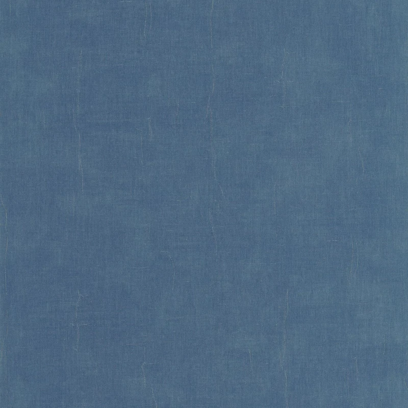 Casadeco Szövethatású elegáns élénk kék vinyl tapéta Etamine Bleu Denim 53 cm X 10 m