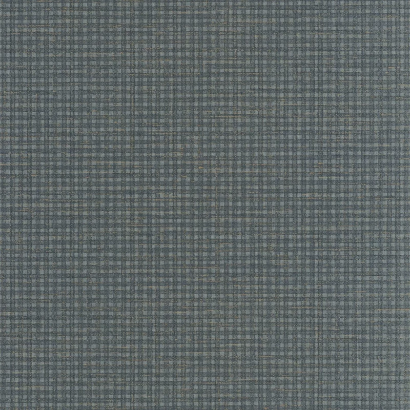 Casadeco Apró kockás kék vlies tapéta Jude Belu Petrole 53 cm X 10 m