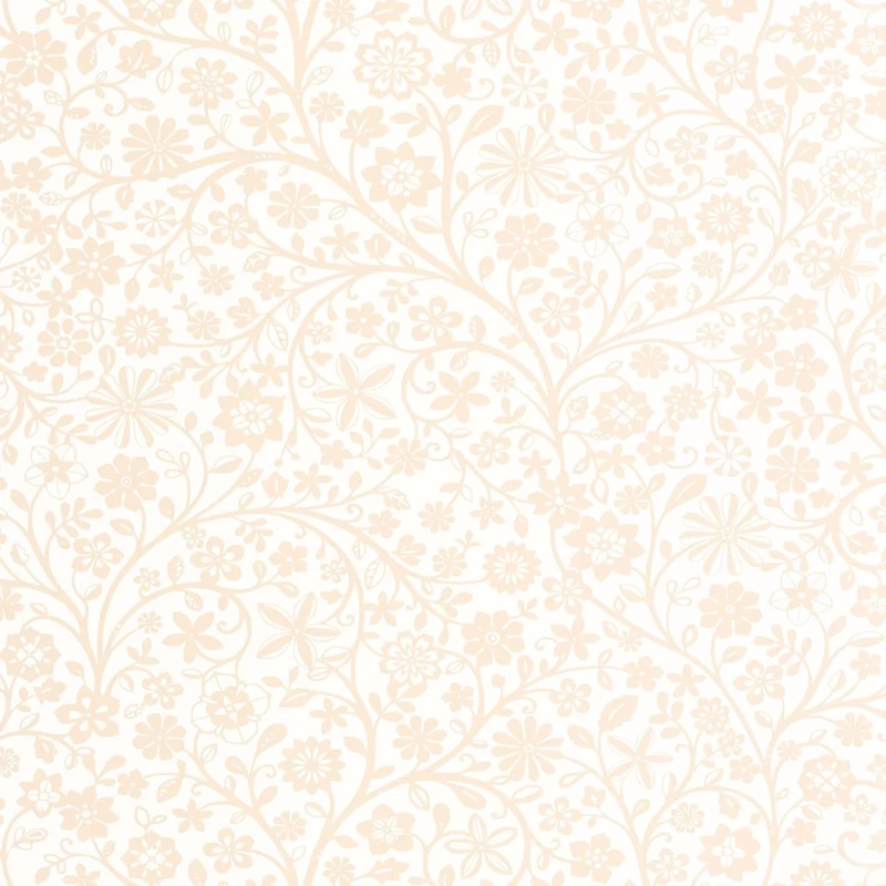 Casadeco Virág mintás rózsaszín vlies tapéta Poetic Flowers Bleu Doux 53 cm X 10 m