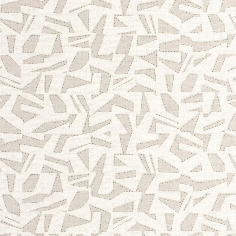 Casadeco Grafikai mintás drapp vinyl tapéta Sanara Grege 53 cm X 10 m