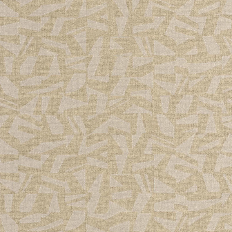 Casadeco Grafikai mintás bézs vinyl tapéta Sanara Beige Lin 53 cm X 10 m