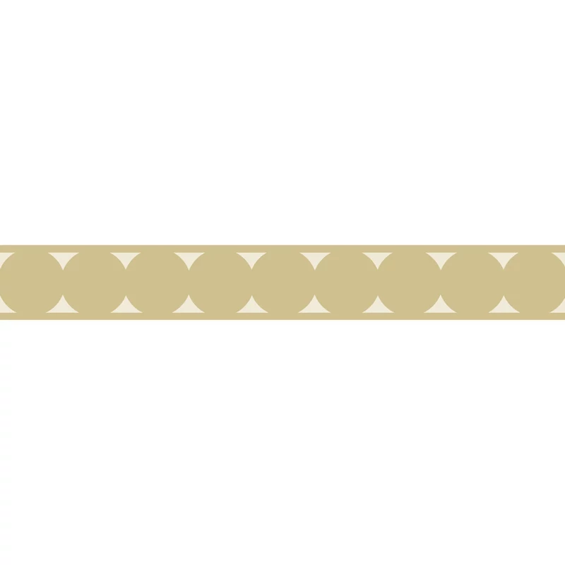 Casadeco Elegáns mintás bézs vlies bordűr La Coquette Beige Lin 5 cm  X 6 m