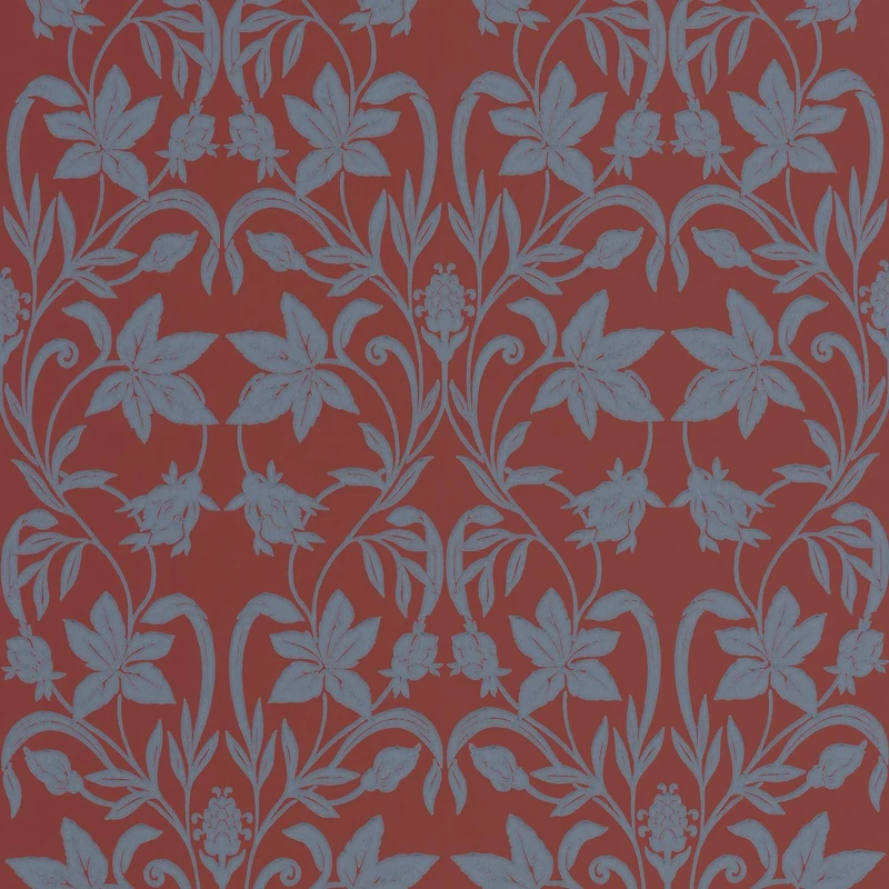 Casadeco virág mintás piros vlies tapéta Primrose Amarena 53 cm X 10 m