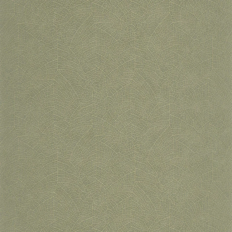 Casadeco Levélerezetes zöld vinyl tapéta Nola Vert Eucalyptus 50 cm X 10 m