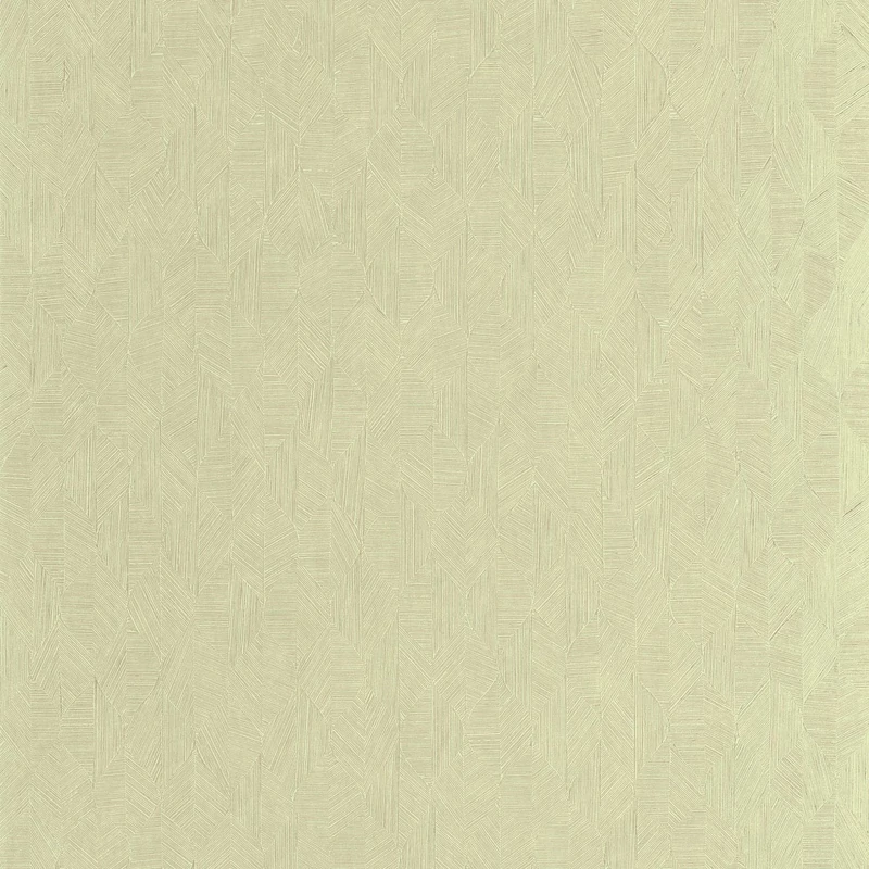 Casadeco Modern levélmintás halványzöld vinyl tapéta Tarrazu Vert Amande 53 cm X 10 m