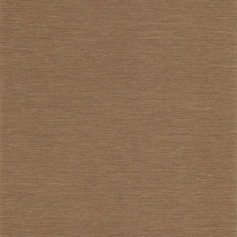 Casadeco Szövet hatású mosható barna vinyl tapéta Boaco Caramel 53 cm X 10 m