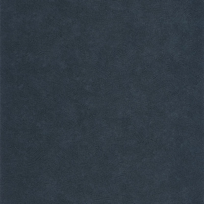 Casadeco Hullámos texturált sötétkék vinyl tapéta Cote D'Opale Bleu Orage 53 cm X 10 m