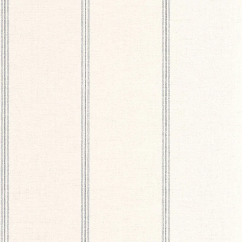 Casadeco Kék vastag csíkos szövethatású vinyl tapéta Saint Briac Bleu Horizon 53 cm X 10 m